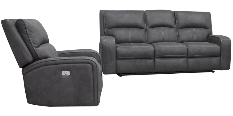 Parker Living Polaris - Slate Power Reclining Sofa and Recliner