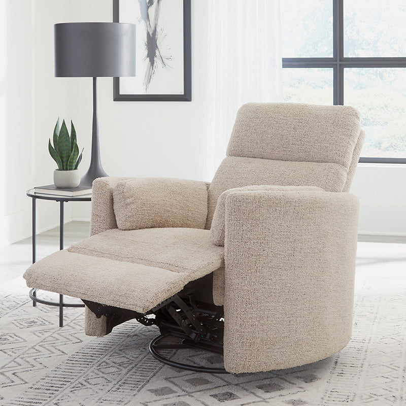 Parker Living Radius - Burlap Manual Swivel Recliner