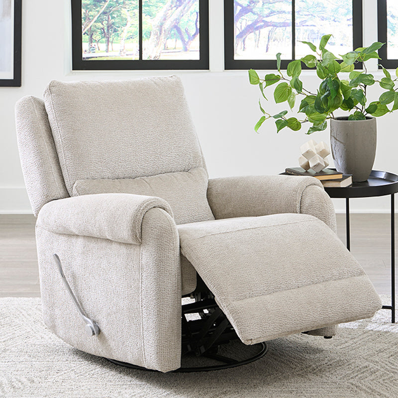 Parker Living Gentry - Ecru Mist Manual Swivel Glider Recliner