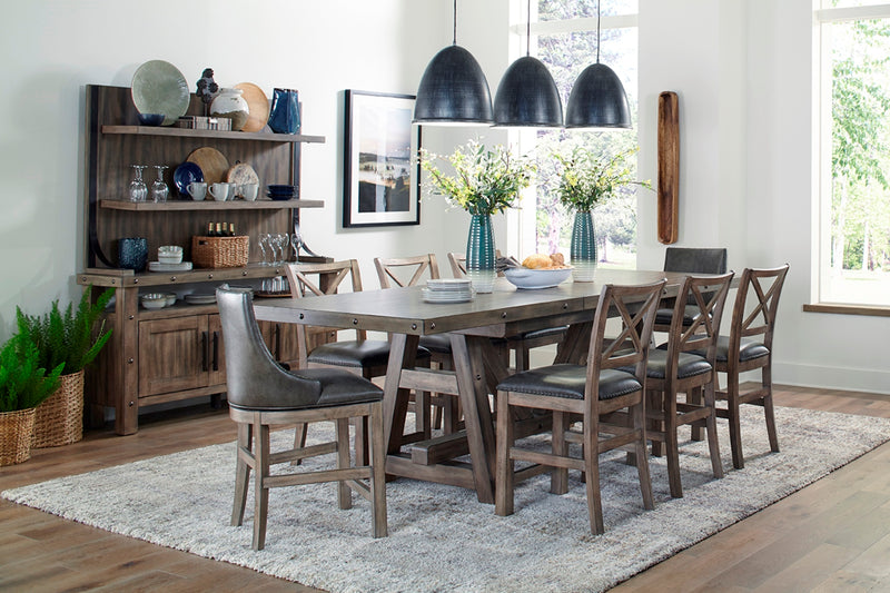 Parker House Lodge Dining 66 In. Buffet with Bar Hutch