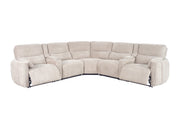 Parker Living Modesto 7 Piece Modular Power Reclining Sectional with Power Adjustable Headrests
