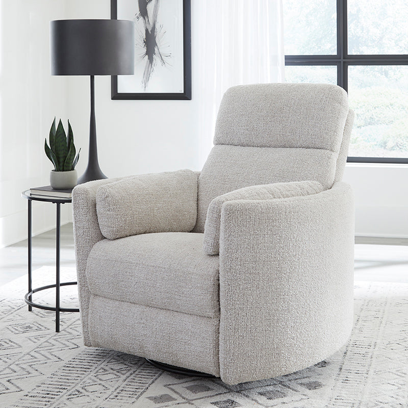 Parker Living Radius - Angora Linen Manual Swivel Recliner