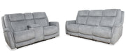 Parker Living Linus - Hudson Grey Power Reclining Sofa and Loveseat