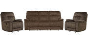 Parker Living Cooper - Shadow Brown Manual Glider Reclining Sofa and Two Recliners