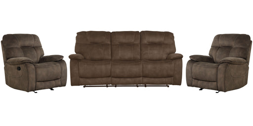 Parker Living Cooper - Shadow Brown Manual Glider Reclining Sofa and Two Recliners