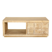 Parker House Laguna Rectangular Storage Cocktail Table with 2 End Tables and Console