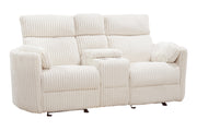 Parker Living Radius - Mega Ivory Power Glider Reclining Console Loveseat