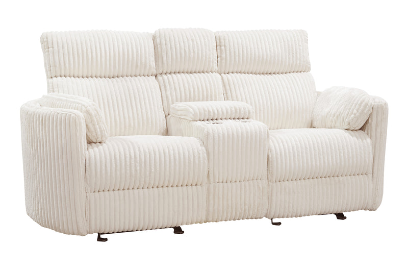 Parker Living Radius - Mega Ivory Power Glider Reclining Console Loveseat