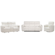 Parker Living Radius - Mega Ivory Power Reclining Sofa Loveseat and Recliner