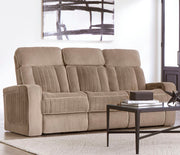 Parker Living Equinox - Mushroom Power Reclining Sofa and Loveseat