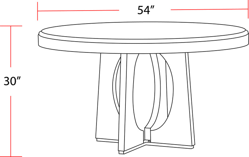 Parker House Escape - Dining 54 In. Round Dining Table