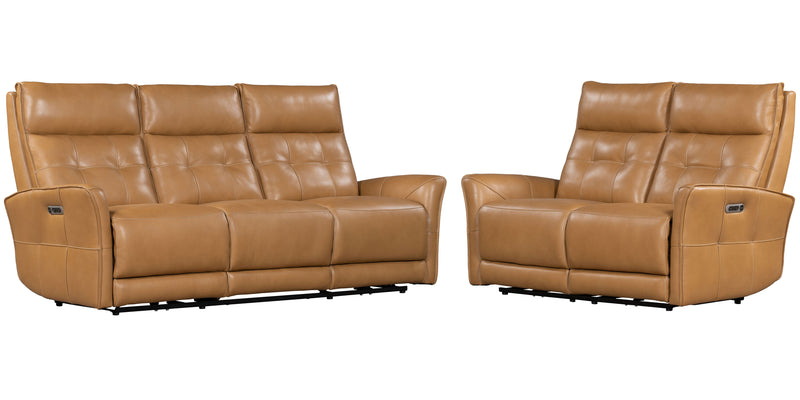 Parker Living Gershwin - Lucca Butterscotch Power Reclining Sofa and Loveseat