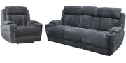 Parker Living Dalton - Lucky Charcoal Power Reclining Sofa and Recliner