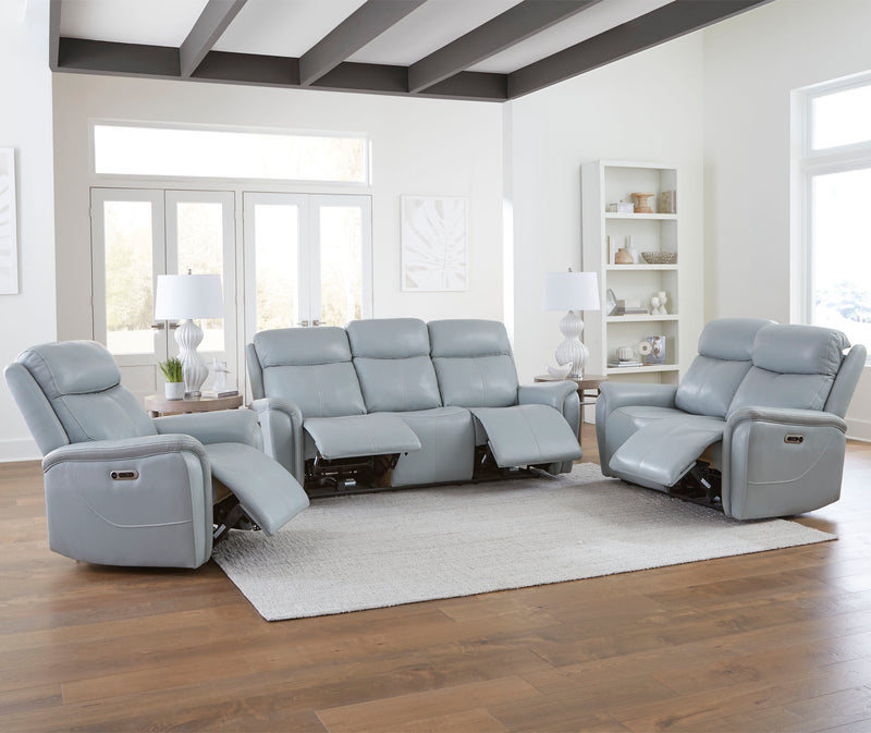 Parker Living Cascade - Seamist Grey Power Reclining Sofa