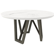Parker House Pure Modern Dining 54 In. Round Table with Wood Base