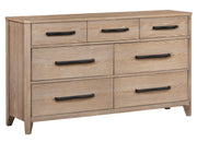 Parker House Breckenridge - Bedroom Queen Bed 2 Nightstands Dresser with Mirror and Chest
