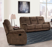 Parker Living Cooper - Shadow Brown Manual Reclining Sofa and Recliner