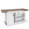 Parker House Americana Modern Dining 78 In. Bar with Quartz Insert