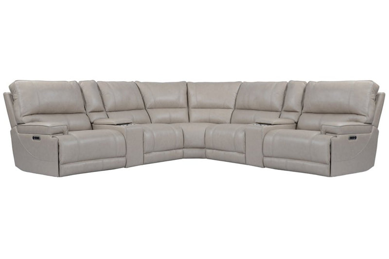 Parker Living Whitman - Powered By Freemotion 7 Piece Modular Power Reclining Sectional with Power Adjustable Headrests