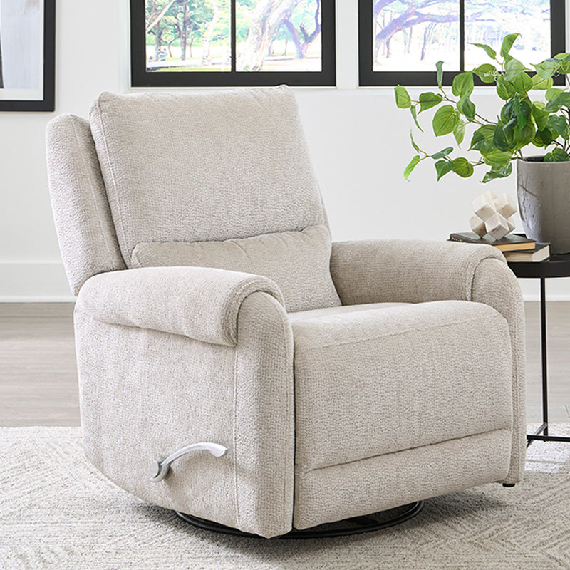 Parker Living Gentry - Ecru Mist Manual Swivel Glider Recliner Two Pack