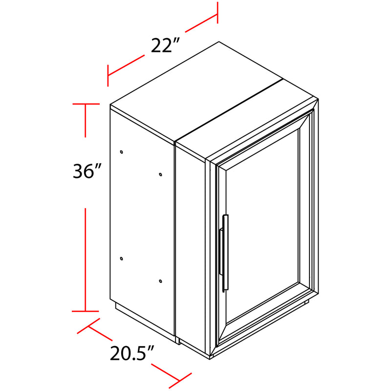 Parker House Pure Modern Dining Bar Cabinet