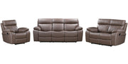 Parker Living Theon - Stokes Toffee Manual Reclining Sofa Loveseat and Recliner