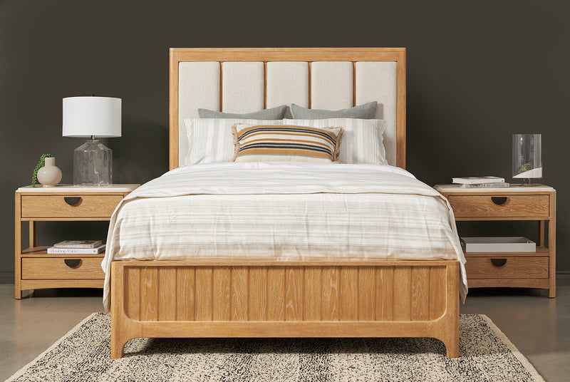 Parker House Escape - Bedroom King Panel Bed with 2 Nightstands