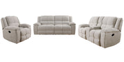 Parker Living Buster - Opal Taupe Manual Reclining Sofa Loveseat and Recliner