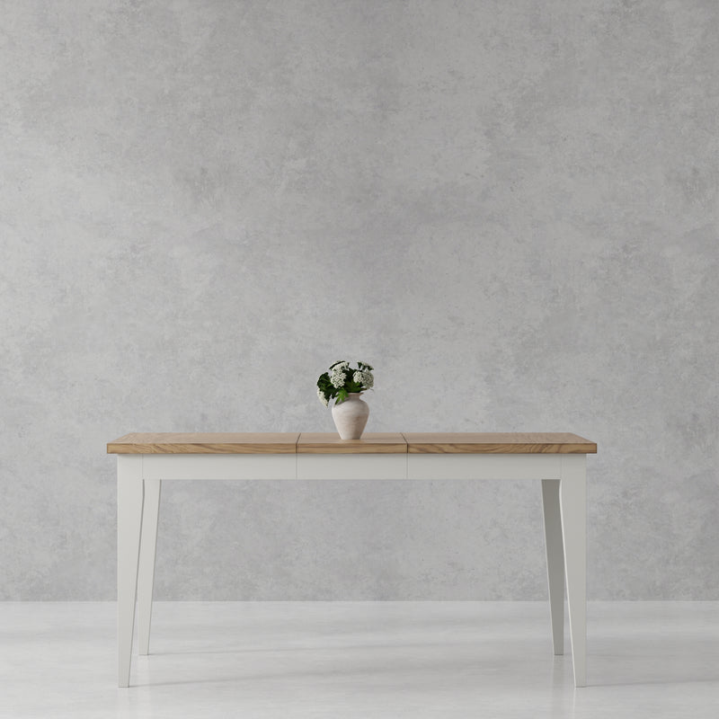 Parker House Americana Modern Dining Rectangular Extendable Dining Table with 6 Upholstered Dining Chairs