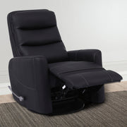 Parker Living Hercules - Black Swivel Glider Recliner