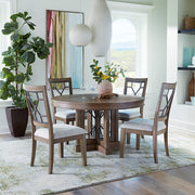 Parker House Sundance Dining - Sandstone Grid Back Dining Chair (2/CTN Sold in pairs)