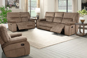 Parker Living Chapman - Kona Manual Reclining Sofa Loveseat and Recliner - MCHA-421-KON