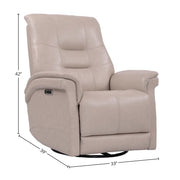 Parker Living Carnegie - Verona Linen - Powered By Freemotion Cordless Power Swivel Glider Recliner