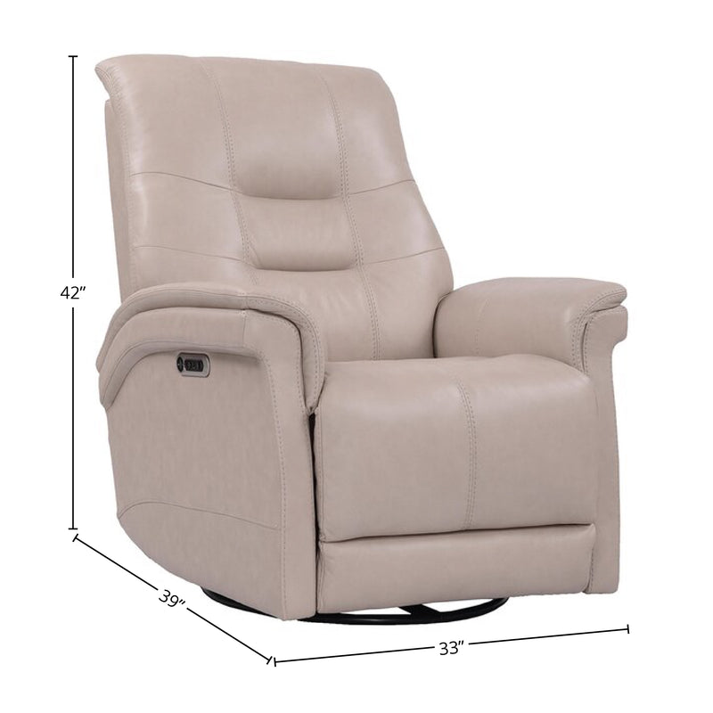 Parker Living Carnegie - Verona Linen - Powered By Freemotion Cordless Power Swivel Glider Recliner