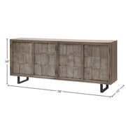 Parker House Crossings - Casablanca 78 In. TV Console