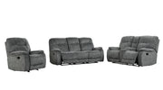 Parker Living Cooper - Shadow Grey Manual Reclining Sofa Loveseat and Recliner