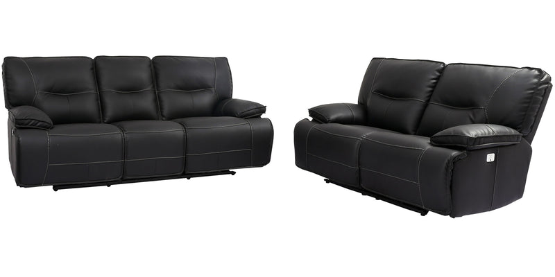 Parker Living Spartacus - Black Power Reclining Sofa and Loveseat