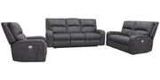 Parker Living Polaris - Slate Power Reclining Sofa Loveseat and Recliner