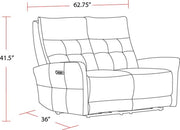 Parker Living Gershwin - Lucca Butterscotch Zero Gravity Power Reclining Loveseat