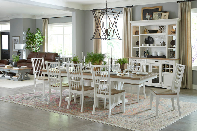 Parker House Americana Modern Dining 88 inch Trestle Extendable Dining Table