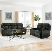 Parker Living Dalton - Lucky Charcoal Power Reclining Sofa and Loveseat