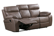 Parker Living Theon - Stokes Toffee Manual Reclining Sofa with Drop Down Table