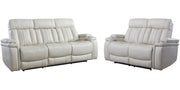 Parker Living Royce - Fantom Ivory Power Reclining Sofa and Loveseat