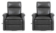 Parker Living Bristol - Raven Swivel Glider Recliner Two Pack