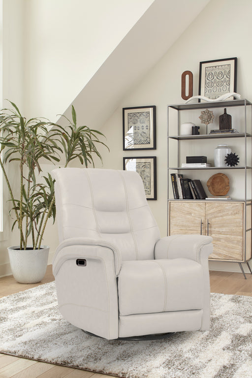 Parker Living Carnegie - Verona Ivory - Powered By Freemotion Cordless Power Swivel Glider Recliner Two Pack