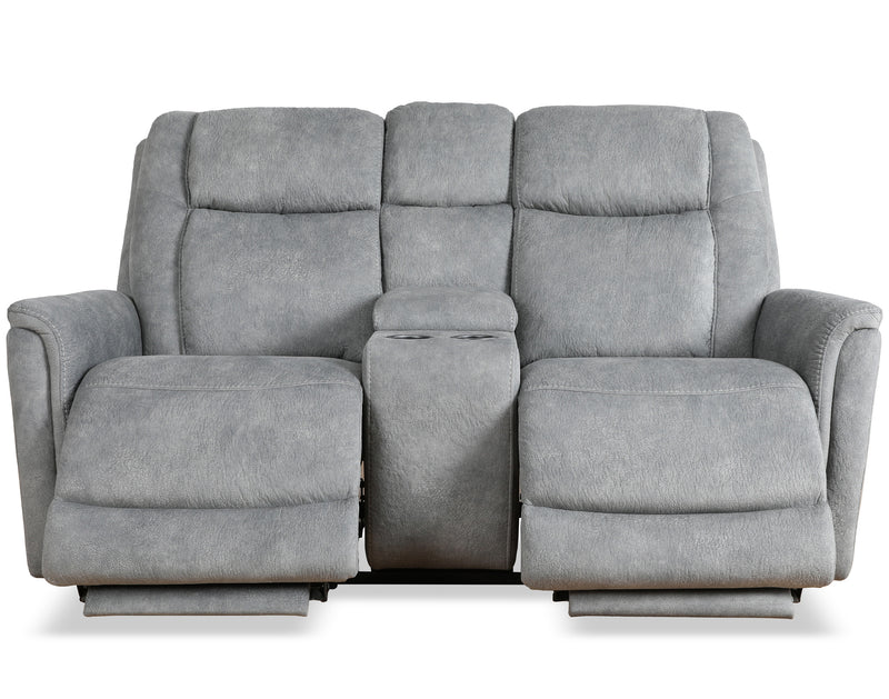 Parker Living Linus - Hudson Grey Power Reclining Sofa and Loveseat