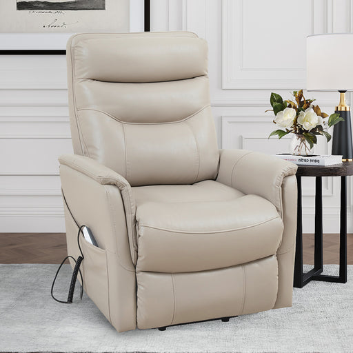 Parker Living Gemini - Softy Ivory Power Lift Recliner with Articulating Headrest