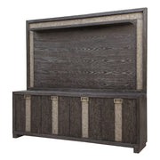 Parker House Ascent 90 in. TV Console with Hutch and Back Panel