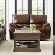 Parker Living Vail - Burnt Sienna Power Reclining Sofa and Loveseat