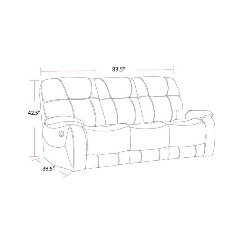 Parker Living Cooper - Shadow Brown Manual Reclining Sofa and Recliner